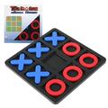 Toorise Tic Tac Toe Board Game 5.91 x 5.91 Tic Tac Toe Table Game Resin XOXO Classic Board Game Early Education Toys 2 Players Portable Tabletop Board Game for Family Adults and Kids