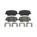 Front Brake Pad Set - Compatible with 2014 - 2016 Kia Forte Koup EX 2015