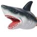 Shark Puppet Role Play Toy for Kids Realistic Soft Rubber