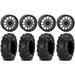 System 3 SB-5 Grey 14 Wheels 30 Mud Lite II Tires Kawasaki Teryx Mule