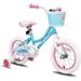 JOYSTAR Angel Girls Bike 16 Inch Kids Bike with Training Wheels for 4-7 Years Old Girls Toddler Bicycle Blue