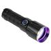 365 UV Led Flashlight 15W 360-365Nm Ultraviolet Money Detector Flashlight IPX4 Waterproof Black Light Flashlight For Pet Bacteria Detection