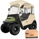 10L0L Heavy Duty Golf Cart Enclosure for Club Car Precedent 2 Passenger 600D Golf Cart Cover Waterproof Windproof Snowproof