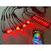 12V RGB LED Car Interior Atmosphere Decoration Fiber Optic Light Dash Lamp App