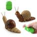 Windfall Infrared RC Remote Control Animal Funny Infrared Remote Control Realistic Snail Animal Model Kids Toy Prank Prop
