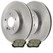 AutoShack Front Brake Rotors and Ceramic Pads Kit Driver and Passenger Side Replacement for 2011 2012 2013 2014 2015 Hyundai Sonata 2011-2016 Kia Optima 2.0L 2.4L FWD