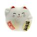 Kotobuki Maneki Neko Charm Kenkoh-un Collectible Figurine Good Health White