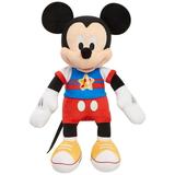 Disney Junior Mickey Mouse Funhouse Singing Fun Mickey Mouse 13 Inch Lights and Sounds Feature Plushie Sings The Wiggle Giggle Song Kids Toys for Ages 3 up
