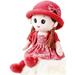 TureClos Baby Girl Rag Doll Soft Stuffed Plush Doll Toy Cute Princess Doll Ragdoll Toy Children s Room Decoration