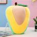 Fruit Durian Plush Toy Stuffed Watermelon Plush Toy Banana Orange Plush Pillow (Mango Medium)