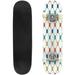 Repeated bright squares abstract background Minimalist seamless Outdoor Skateboard Longboards 31 x8 Pro Complete Skate Board Cruiser