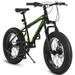 Ecarpat 20 Inch Fat Tire Kids Mountain Bike Shimano 7 Speed Bike Nunu-T100 Youth Boys Girls Front Suspension Fat Tire Bicycle Dual Disc Brake 14 High-Carbon Steel Frame Mountain Trail Bikes