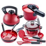 Cooking Toy Set Simulated: Kitchen Utensil Toys Cookware Playset for Children