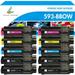 True Image 10-Pack Compatible Toner Cartridge for Dell 593-BBOW Work with Dell H625cdw H825cdw S2825cdn Printer (4*Black 2*Cyan 2*Magenta 2*Yellow)