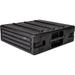 SKB Cases 3U Roto Molded Rack Black 24in x 22.4in x 7.6in