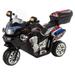 Ride on Toy 3 Wheel Motorcycle Trike for Kids by Hey! Play! ? Battery Powered Ride on Toys for Boys and Girls 2 - 5 Year Old - Black FX