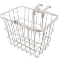 Wald 3114 Front Quick Release Basket with Bolt-On Mount: White Dimensions: 11.75 x 8 x 9