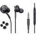 OEM InEar Earbuds Stereo Headphones for Amazon Kindle Fire HDX Plus Cable - Designed by AKG - with Microphone and Volume Buttons (Black)