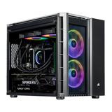 Velztorm Vitrux SFF Gaming PC Desktop (Intel i9-12900K 16-Core GeForce RTX 2060 16GB DDR5 4800MHz RAM 1TB PCIe SSD + 1TB HDD (3.5) Wifi 6 240mm AIO RGB Fans 850W PSU Win 11P) VELZ0059