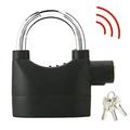 OTVIAP Black Anti-theft Security Padlock Waterproof Siren Alarm Lock for Motorcycle Bicycle Door Windo Security Alarm Lock Anti-theft Alarm Lock