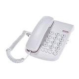 Portable Corded Telephone Phone Pause/ Redial/ Flash/ Mute Mechanical Lock Wall Mountable Base Handset for House Home Call Center Office Company Hotel