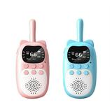 TureClos 1 Pair Children s Walkie Talkie Kids Mini Toys Kid Interphone 3km Intercom Distance Walkie Talkie Handheld Transceiver UHF Radio Interphone for Christmas Birthday Gift