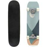Trendy minimalist landscape abstract contemporary collage mountains Outdoor Skateboard Longboards 31 x8 Pro Complete Skate Board Cruiser