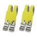 Leather Double Toe Straps Yellow. Bike pedal strap bicycle pedal strap bicycle part bike part bike accessory bicycle part