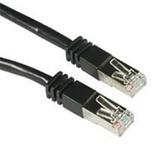 75ft SHIELDED CAT 5E MOLDED PATCH CABLE BLACK