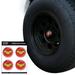 Wonder Woman Classic Logo Tire Wheel Center Cap Resin-Topped Badges Stickers