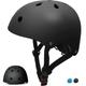 Semfri Kids Bike Helmet Toddler Helmet Ages 3-8 Years Old Boys Girls Multi-Sport Helmet Childrens Helmets Adjustable Skateboard Cycling Helmet Lightweight for Toddler to Youth Black