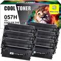 Cool Toner Compatible Toner Cartridge Replacement for Canon Cartridge 057H with chip Work with ImageCLASS MF445dw MF448dw MF449dw LBP226dw 227dw 223dw 228x Laser Printer Ink Black 6-Pack