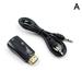 HDMI to VGA Adapter Converter With Audio Cable HD 1080p Audio Output 3.5 mm L7K0