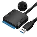 Grofry SATA to USB3.0 Adapter Converter SATA to USB 3.0 2.5/3.5 HDD SSD Hard Drive Disk Converter Cable Line Adapter