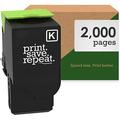 Remanufactured Print.Save.Repeat. Lexmark 78C10K0 Black Toner Cartridge for CS421 CS521 CS622 CX421 CX522 CX622 CX625 [2 000 Pages]