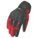 Joe Rocket Dayride Mens Leather Motorcycle Gloves Black/Red LG