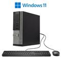 Used Dell 7010 Tower Desktop PC with Intel Core i5-2400 Processor 8GB Memory 1TB Hard Drive and Windows 11 Pro (Monitor Not Included)