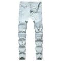 Pants for Men s 2022 Newly Pencil Pants Ripped Hip-hop Stretch Jeans Motorcycle Denim Cargo Pants Capri Trouses