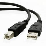 25ft USB Cable for: HP Deskjet 1055 J410E Inkjet Multifunction Printer - Color - Photo Print - Desktop Black