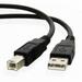 25ft USB Cable for: HP Deskjet 1055 J410E Inkjet Multifunction Printer - Color - Photo Print - Desktop Black