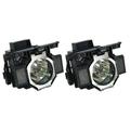 OEM Epson UHE Lamp & Housing TwinPack for the Epson H460B Projector - 240 Day Warranty