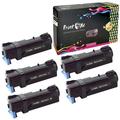 Phaser 6130 Compatible 5 Toner Cartridges for Xerox 6130N