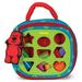 Melissa & Doug K s Kids Take-Along Shape Sorter Baby Toy With 2-Sided Activity Bag and 9 Textured Shape Blocks