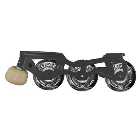 Jackson Atom Inline Roller Skate Frame System - Mirage (Black Wheels Size 246)