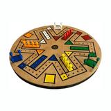 Fridja Fast Track Game Fast Track Board Game Sided Painted Wooden Fast Track Board Game For 3-6 Players