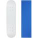 Skateboard Deck Pro 7-Ply Canadian Maple DIP WHITE With Griptape 7.5 - 8.5