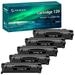 CRG120 Toner Cartridge Compatible for Canon 120 ImageClass D1120 D1150 D1170 D1180 D1320 D1350 D1370 D1520 D1550 MF6680DN Satera MF417dw Printer Ink (Black 5-Pack)