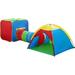 GigaTent 3 in 1 Tunnel One Cube One Dome Tent & One Tunnel Polyester Play Tent Multi-color