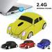 Deyuer Wireless Mouse Ergonomic Comfortable to Use Car Shape Wireless Gaming Mouse Receiver for PC Laptop Red