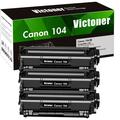 Victoner 3-Pack Compatible Toner for Canon 104 Work With Canon FAX-L100 L140 L120 L160 3 * Black